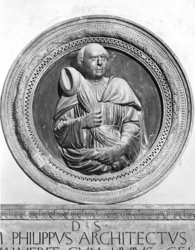 Buste af Filippo Brunelleschi (1377-1446) af Andrea di Lazzaro Cavalcanti