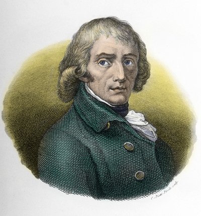 Portræt af Giuseppe Parini (1729-1799), gravering efter tegning af Andrea Appiani (1754-1817) af Andrea the Elder (after) Appiani