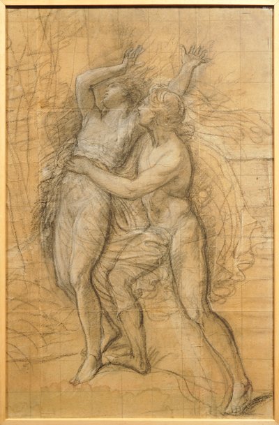 Apollo og Daphne af Andrea Appiani (1754-1817), tegning af Andrea the Elder Appiani