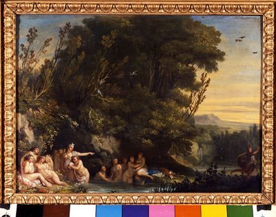 Diane og Acteon. Maleri af Andrea Appiani (1754-1817) Milano af Andrea the Elder Appiani