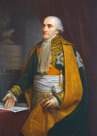Portræt af Luigi Giuseppe Arborio di Gattinara (1754-1828), markis af Breme, indenrigsminister i Kongeriget Italien, Maleri af Andrea Appiani af Andrea the Elder Appiani