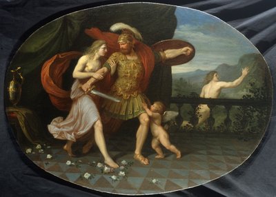 Mars vrede kontrolleret af Venus af Andrea the Elder Appiani
