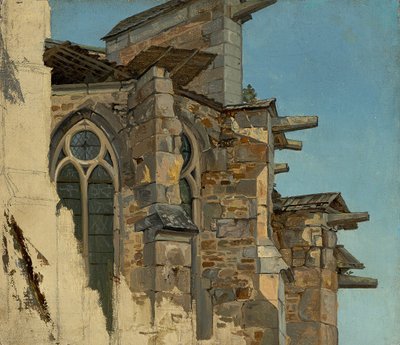 Tysk: Altenberg-katedralen (studie) af Andreas Achenbach