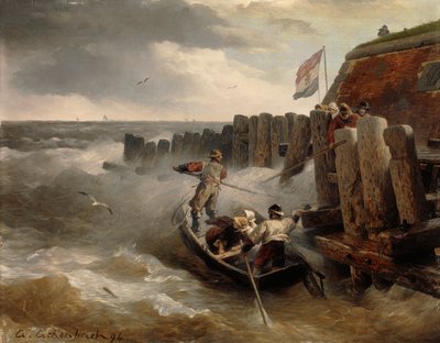 Sølandskab, 1894 af Andreas Achenbach