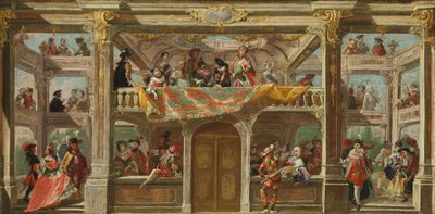 Et maskebal i Bøhmen, ca. 1748. af Andreas Altomonte