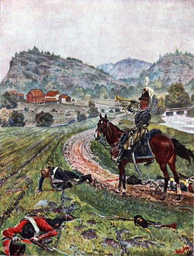 Bloch - Kampen ved Berby 1808 af Andreas Bloch