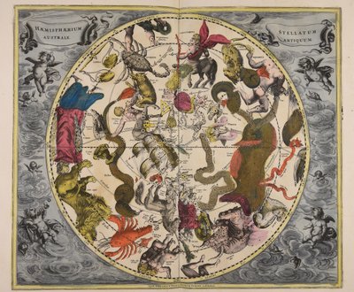 Haemisphaerium stellatum australe antiquum af Andreas Cellarius