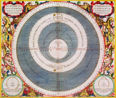 Ptolemaic System, 1660-1661 af Andreas Cellarius