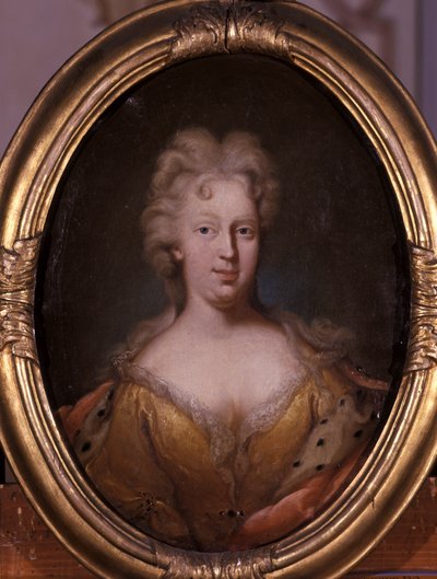 Portræt af Friederike Elisabeth af Saxe-Marksuhl af Andreas Eusebius Berhold