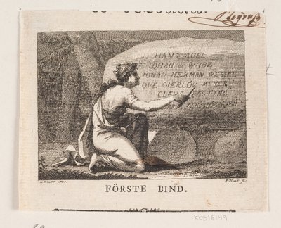 Hæderens kvindelige genius af Andreas Flint