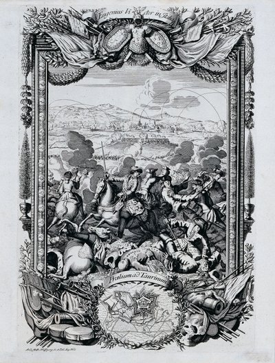 Prins Eugen af ​​Savoyens sejr i Italien af Andreas Matthias Wolffgang