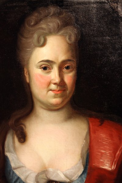 Portræt af kejserinde Catherine I. 1684-1727, 1712 af Andreas Møller