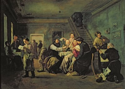 Et spisested, 1859 af Andrei Andreevich Popov