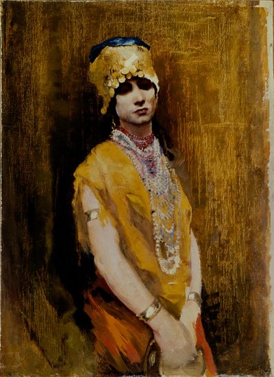 En danser, slutningen af det 19. århundrede. af Andrei Petrovich Ryabushkin