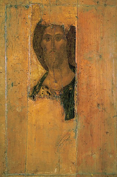 Salvator Mundi Verdens frelser, c1410. af Andrei Rublev