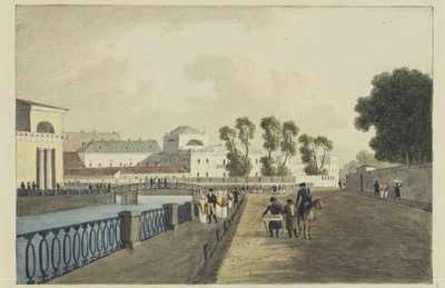 Apraksin-huset ved Fontanka-floden, 1821-1822 af Andrei Yefimovich Martynov