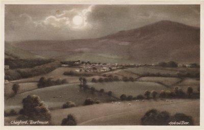 Chagford, Dartmoor (farvefoto) af Andrew Beer