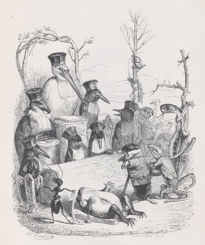Jo længere vi kommer, jo mindre trænger vi ind i det forfærdelige mysterium, som den uheldige..., ca. 1837-47. af Andrew Best Leloir