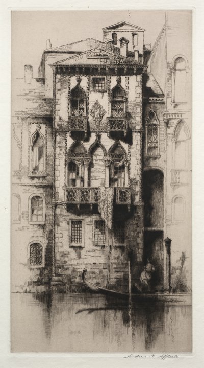 Contanni Palace, Venedig af Andrew F. Affleck