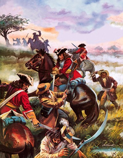Slaget ved Sedgemoor 1685 af Andrew Howat