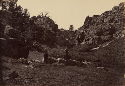 Billede 10. Djævleporten, Dale Creek Canon, 1869 (foto) af Andrew Joseph Russell