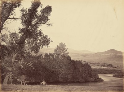 Billede 20. Laramie-flodens udspring,1869 (foto) af Andrew Joseph Russell