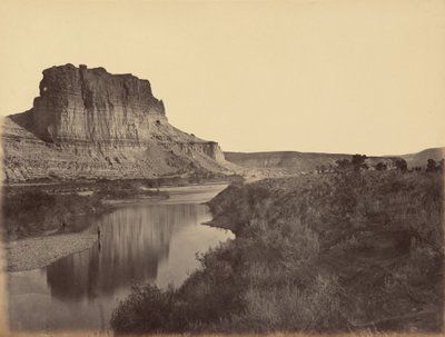 Billede 24. Castle Rock, Green River Valley,1869 (foto) af Andrew Joseph Russell