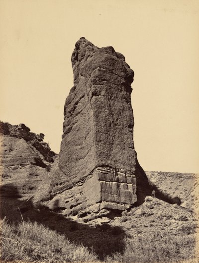 Billede 31. Monument Rock, udmundingen af Echo Canon,1869 (foto) af Andrew Joseph Russell