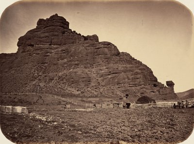 Billede 34. Sentinel Rock, Weber Valley,1869 (foto) af Andrew Joseph Russell