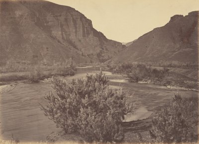 Billede 37. Wilhelmina Pass, set fra øst, 1869 (foto) af Andrew Joseph Russell