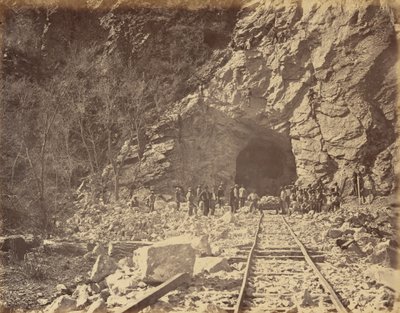 Billede 39. Den østlige ende af tunnelen, Weber Canon, 1869 (foto) af Andrew Joseph Russell