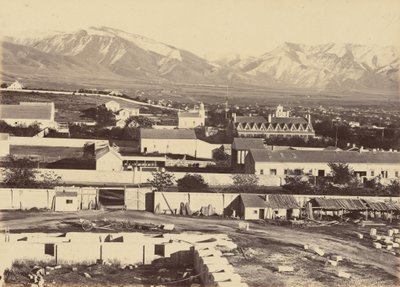 Billede 45. Salt Lake City, fra toppen af tabernaklet,1869 (foto) af Andrew Joseph Russell