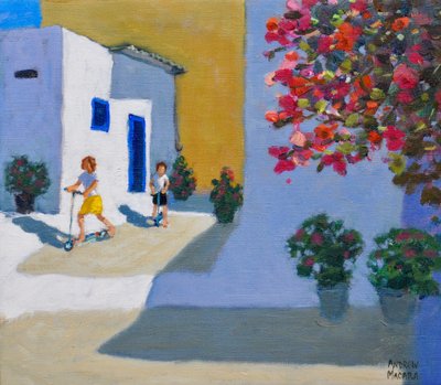 Scooter Kids, Symi, De Græske Øer, 2018, af Andrew Macara
