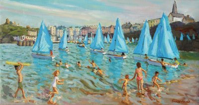 Tenby Regatta, 2016, af Andrew Macara