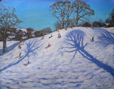 Two Tree Shadows, Bolehill, Wirksworth, 2009 af Andrew Macara