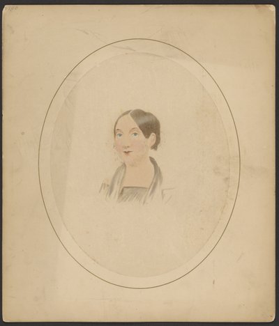 Portræt af Lavinia E. Walken (fru A.J. Hill) af Andrew W. Jordan