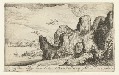 Landskab med Ikaros fald Landskaber (serietitel) af Andries Jacobsz. Stock
