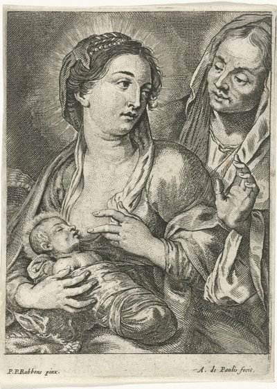 Maria med Kristusbarnet og Anna af Andries Pauli