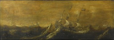 Skibe i en Storm af Andries van Eertvelt (attributed to)