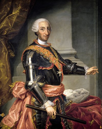 Portræt af Carlos III af Andrés de la Calleja