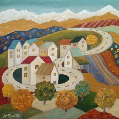Autumn Road Village af Angeles M. Pomata