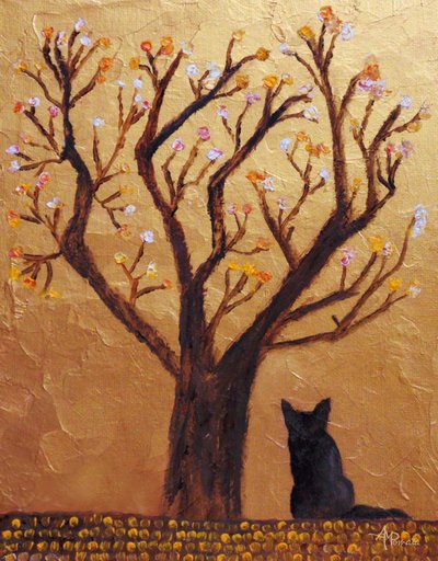 Golden Bloom-katten af Angeles M. Pomata