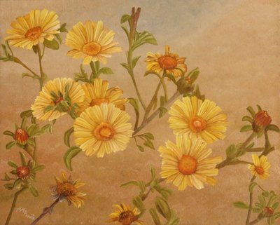 Blomster i Golden Garden af Angeles M. Pomata