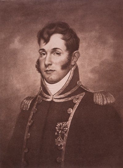 Oliver Hazard Perry (litho) af Thomas Kelly