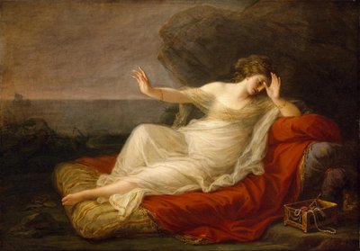 Ariadne forladt af Theseus af Angelica Kauffmann
