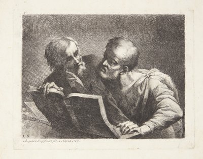 Den to gamle studerende af Angelica Kauffmann