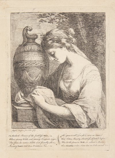 Kvinden ved urnen af Angelica Kauffmann