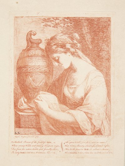 Kvinden ved urnen af Angelica Kauffmann