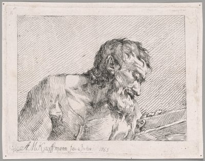 Den gamle mand læser af Angelica Kauffmann