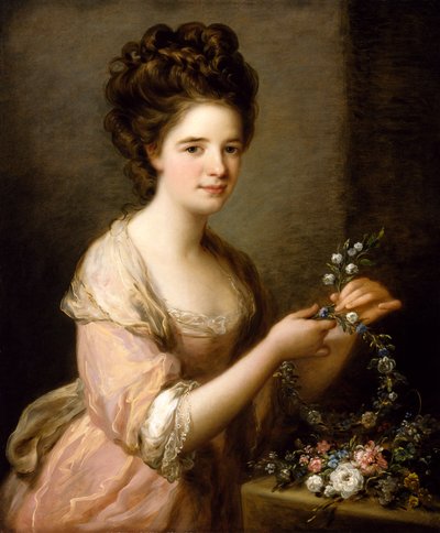 Portræt af Eleanor, grevinde af Lauderdale, ca. 1780-81 (olie på lærred) af Angelica Kauffmann